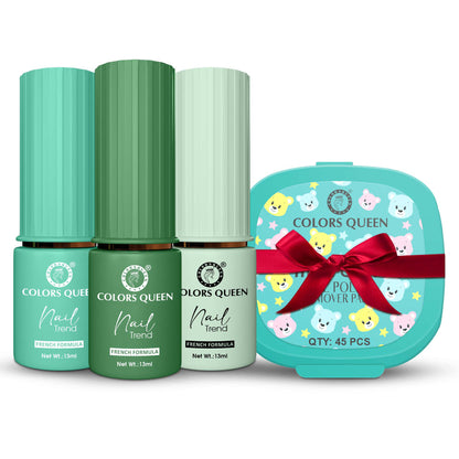 Nail Paint Set of 3 – Free Remover Pads
