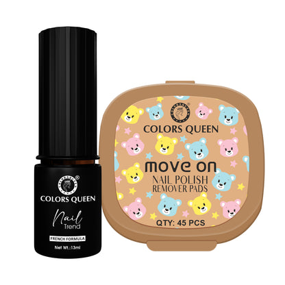 Trend Nail Paint &amp; Polish Remover Pads Combo -  Your Complete Nail Kit
