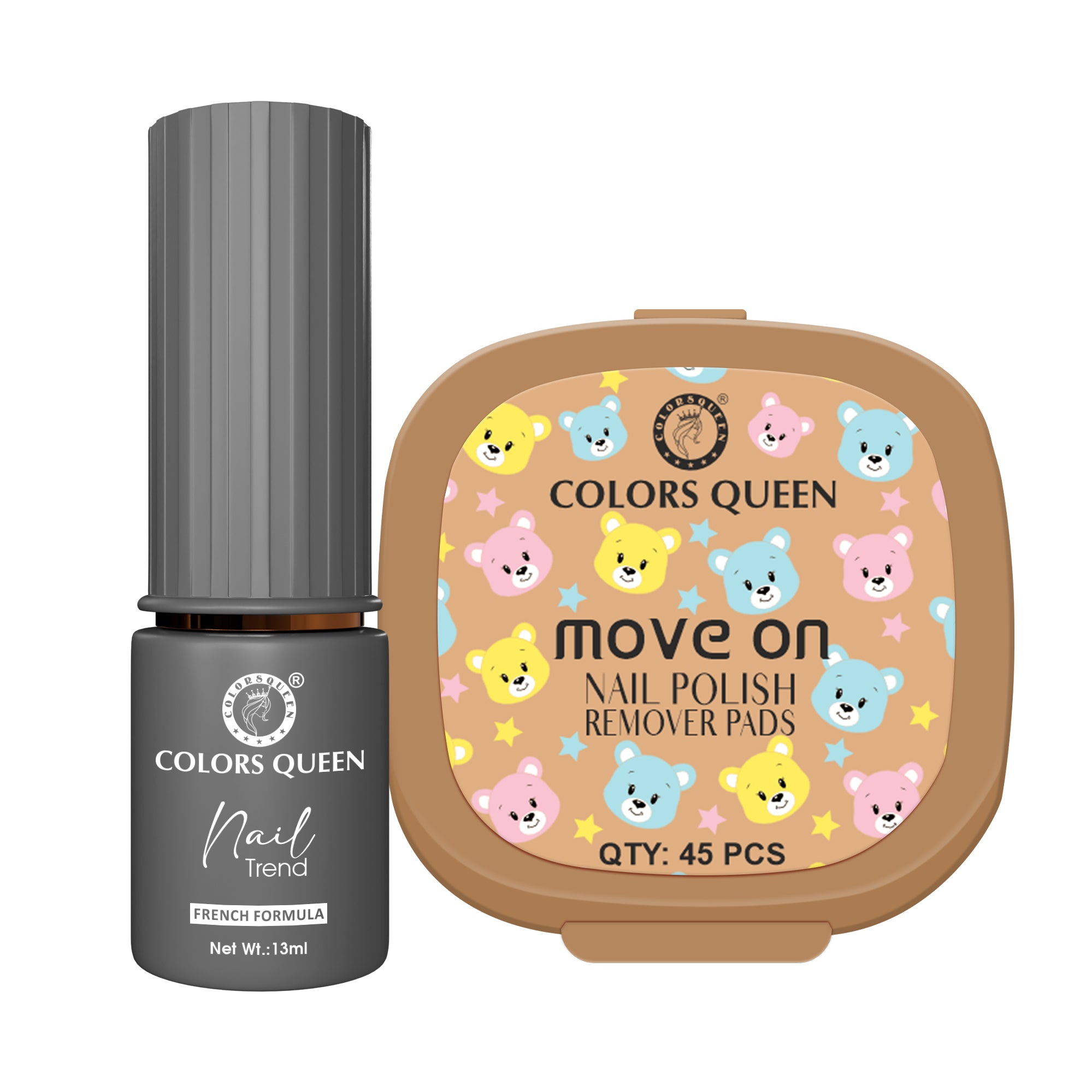 Trend Nail Paint &amp; Polish Remover Pads Combo -  Your Complete Nail Kit