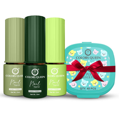 Nail Paint Set of 3 – Free Remover Pads