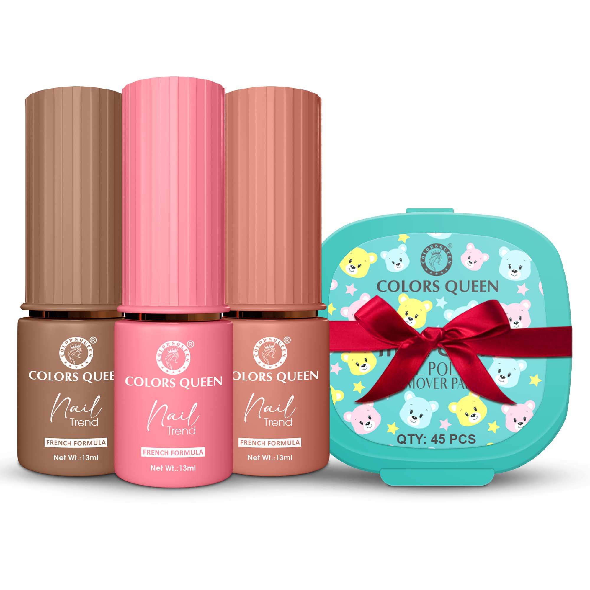 Nail Paint Set of 3 – Free Remover Pads