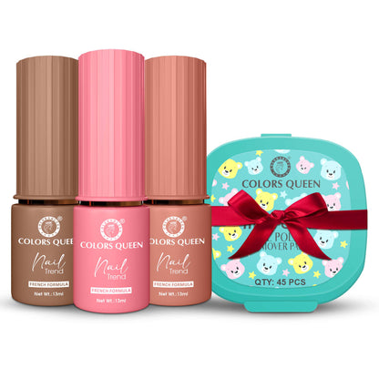 Nail Paint Set of 3 – Free Remover Pads