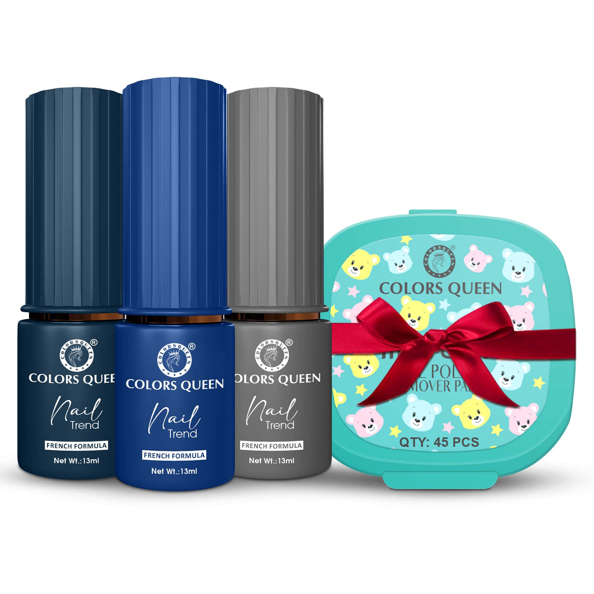 Nail Paint Set of 3 – Free Remover Pads