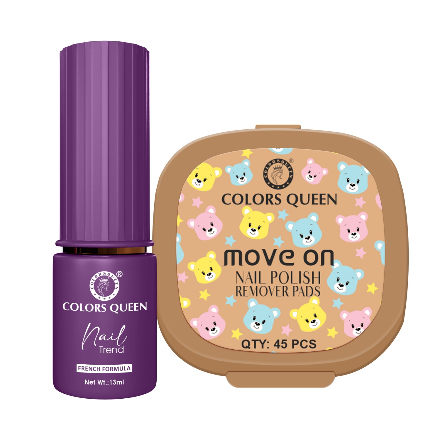 Trend Nail Paint &amp; Polish Remover Pads Combo -  Your Complete Nail Kit