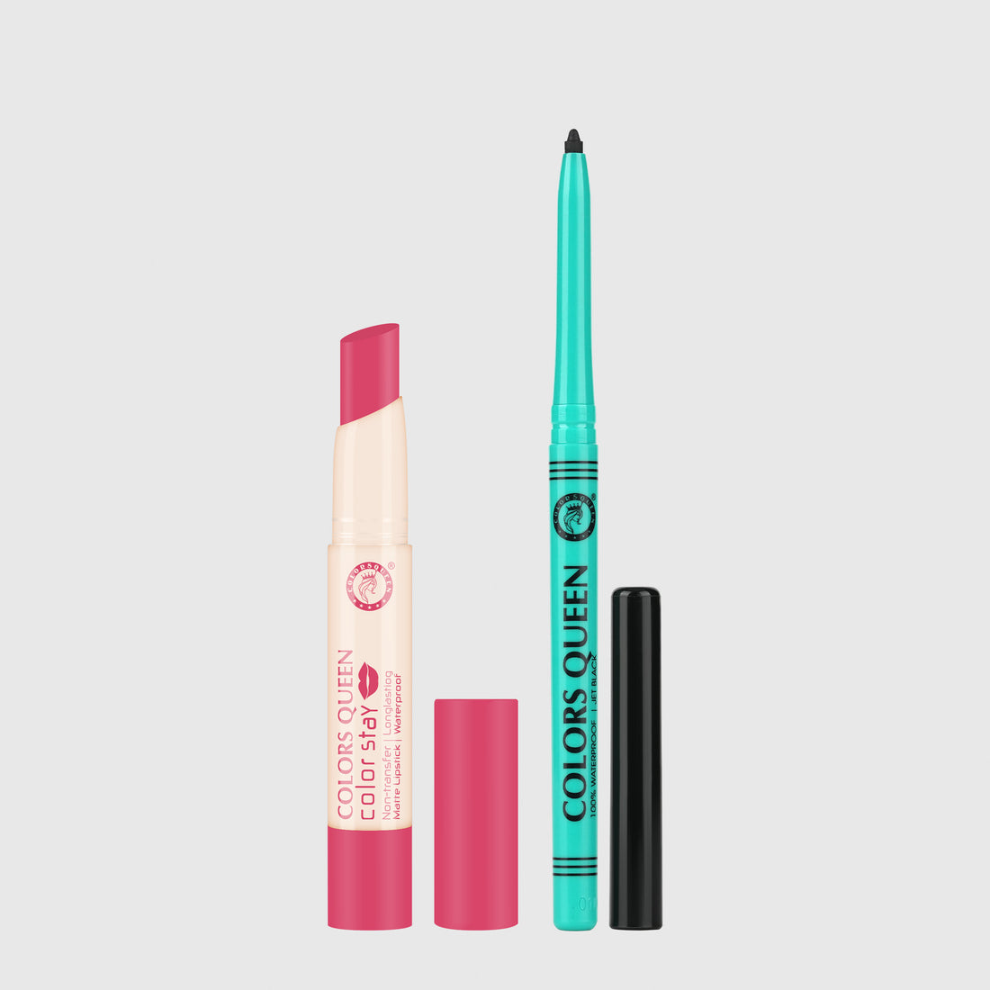 Color Stay Non-Transfer Lipstick and Bold Eyes Auto Kajal Combo