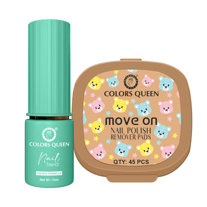 Trend Nail Paint &amp; Polish Remover Pads Combo -  Your Complete Nail Kit