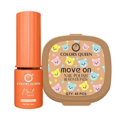 Trend Nail Paint &amp; Polish Remover Pads Combo -  Your Complete Nail Kit