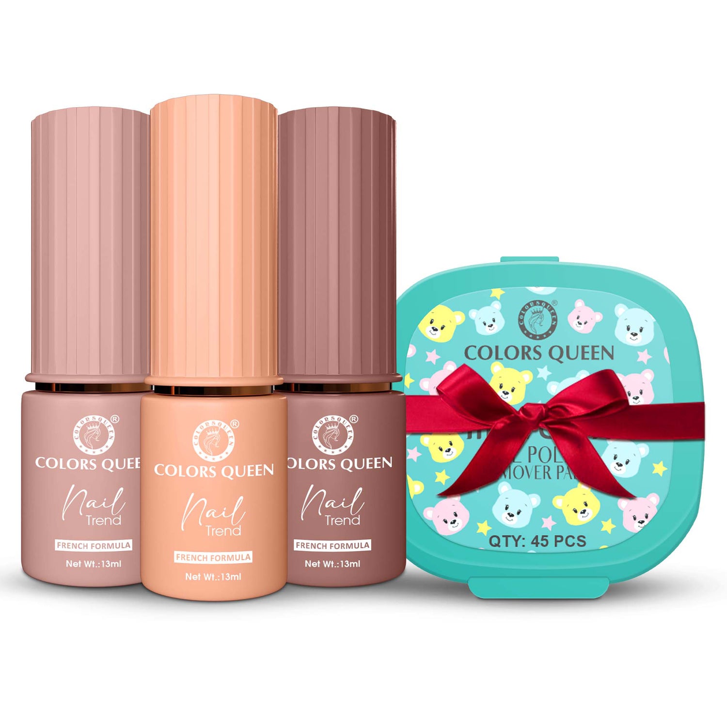 Nail Paint Set of 3 – Free Remover Pads