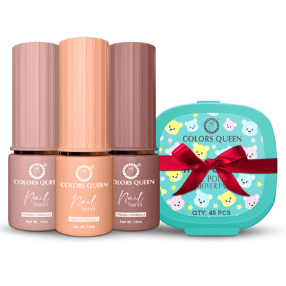 Nail Paint Set of 3 – Free Remover Pads