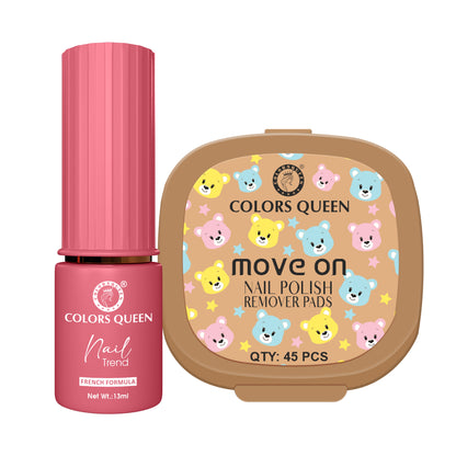 Trend Nail Paint &amp; Polish Remover Pads Combo -  Your Complete Nail Kit