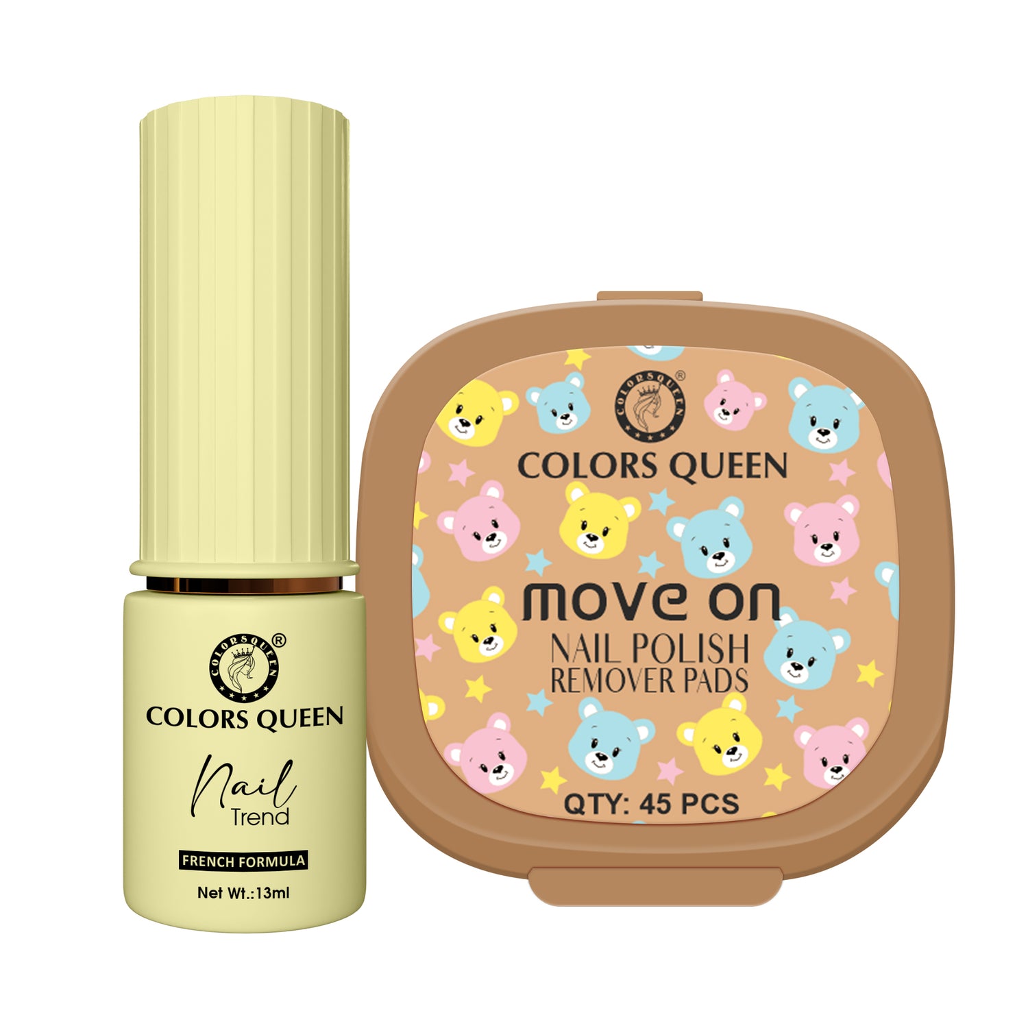 Trend Nail Paint &amp; Polish Remover Pads Combo -  Your Complete Nail Kit