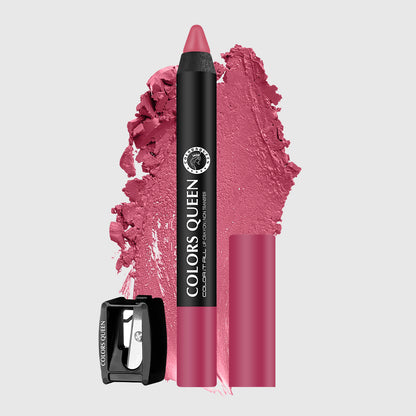 Colors Queen Color It All Crayon Lipstick – Long Lasting, Matte Finish