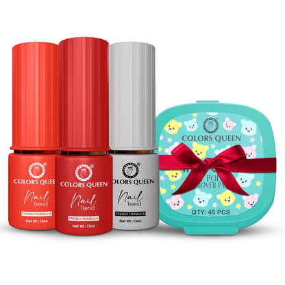 Nail Paint Set of 3 – Free Remover Pads