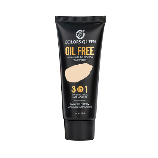 Colors Queen 3-in-1 Oil Free Foundation With Primer