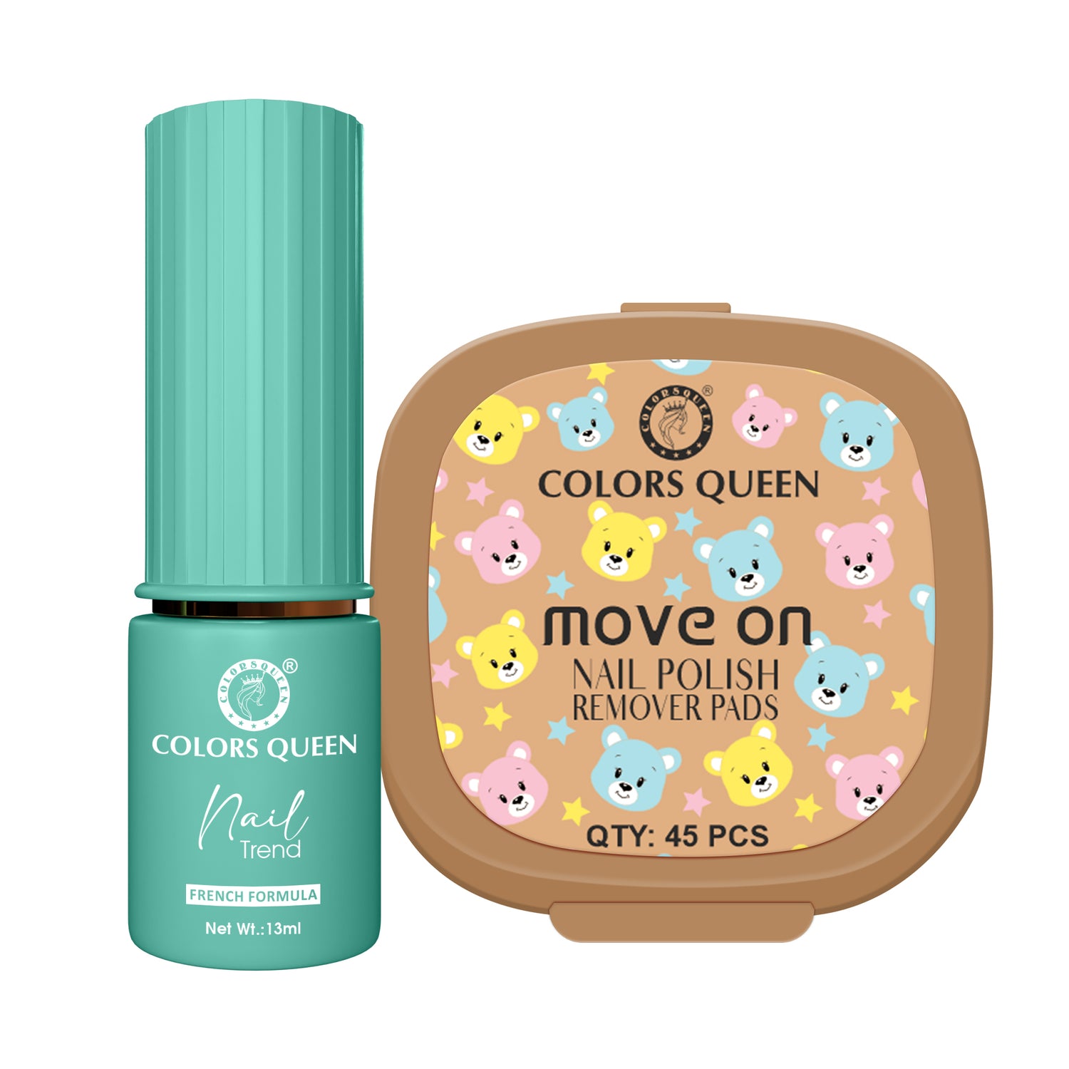 Trend Nail Paint &amp; Polish Remover Pads Combo -  Your Complete Nail Kit