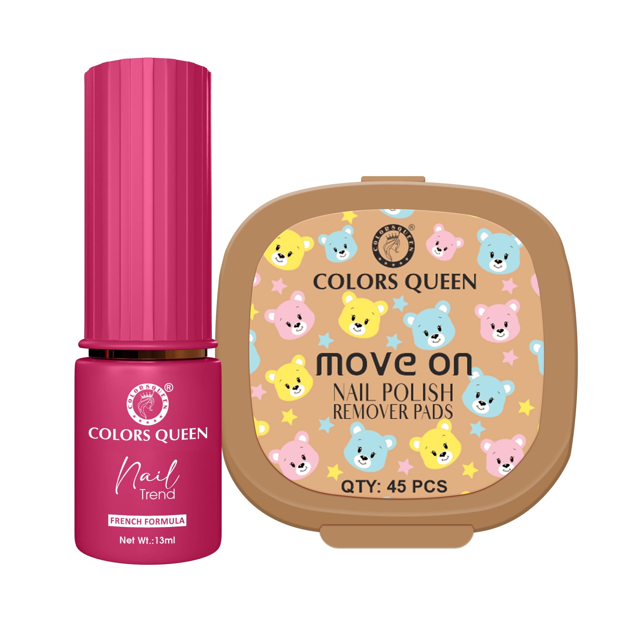Trend Nail Paint &amp; Polish Remover Pads Combo -  Your Complete Nail Kit