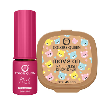 Trend Nail Paint &amp; Polish Remover Pads Combo -  Your Complete Nail Kit