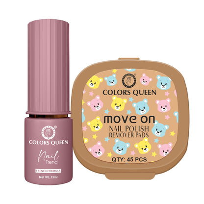 Trend Nail Paint &amp; Polish Remover Pads Combo -  Your Complete Nail Kit