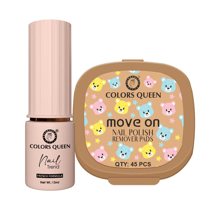 Trend Nail Paint &amp; Polish Remover Pads Combo -  Your Complete Nail Kit
