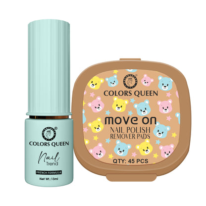 Trend Nail Paint &amp; Polish Remover Pads Combo -  Your Complete Nail Kit