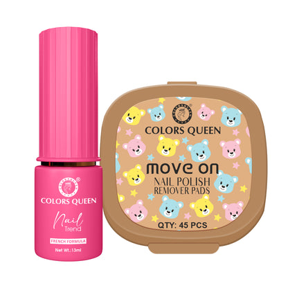 Trend Nail Paint &amp; Polish Remover Pads Combo -  Your Complete Nail Kit