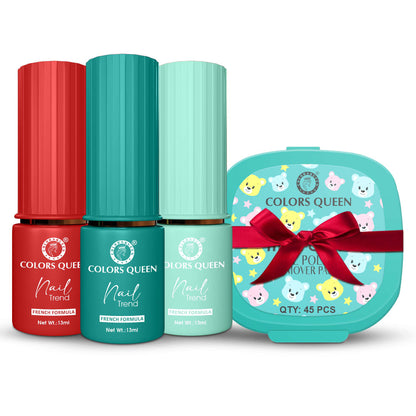 Nail Paint Set of 3 – Free Remover Pads