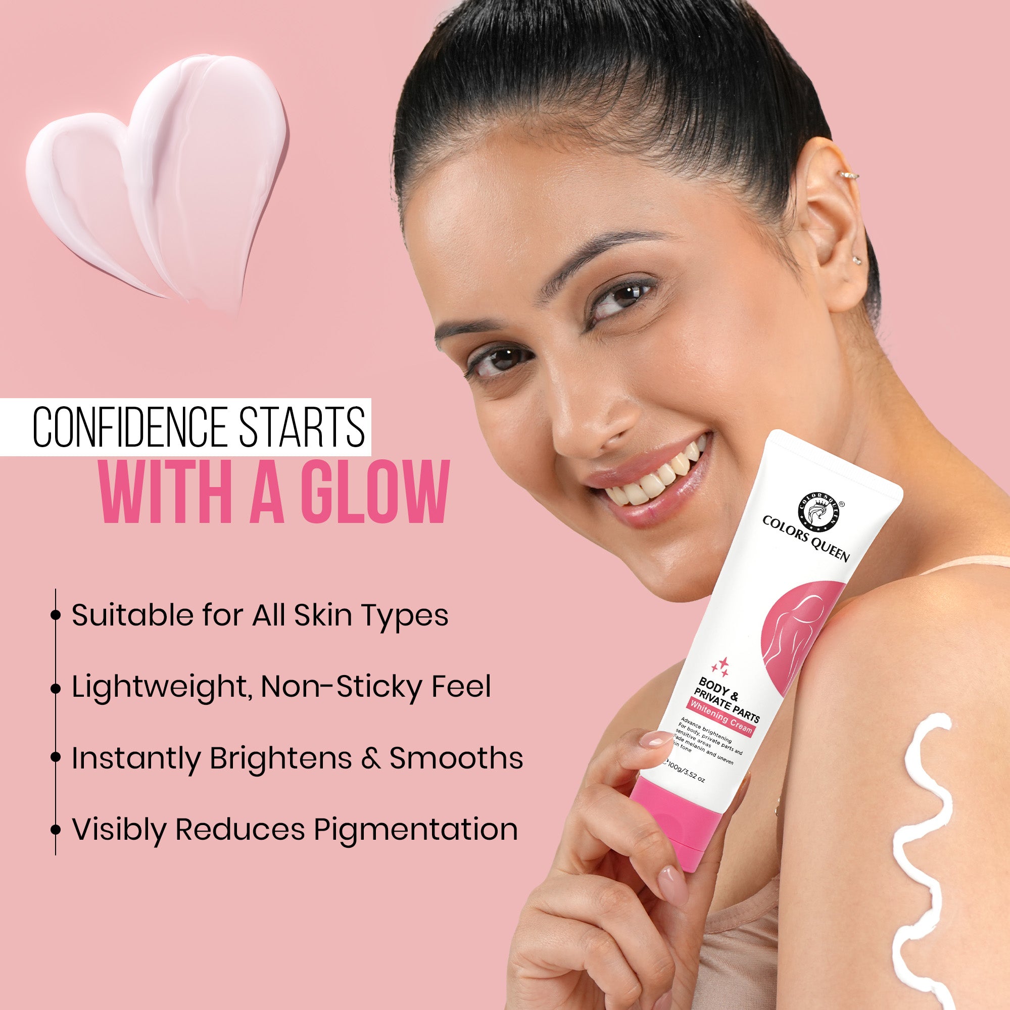 Colors Queen Body &amp; Private Parts Whitening Cream 