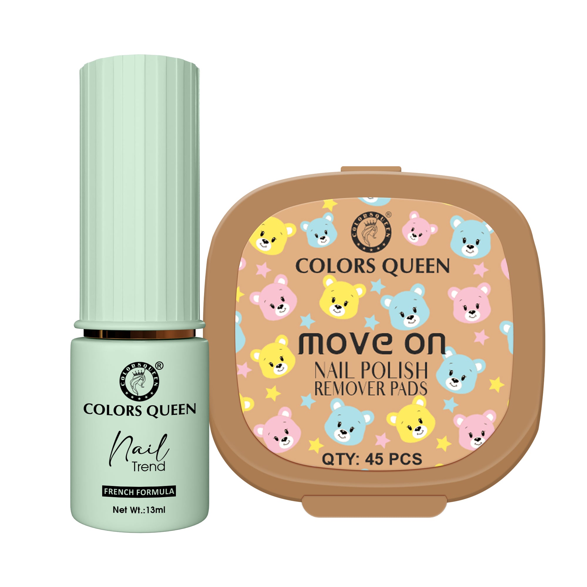 Trend Nail Paint &amp; Polish Remover Pads Combo -  Your Complete Nail Kit