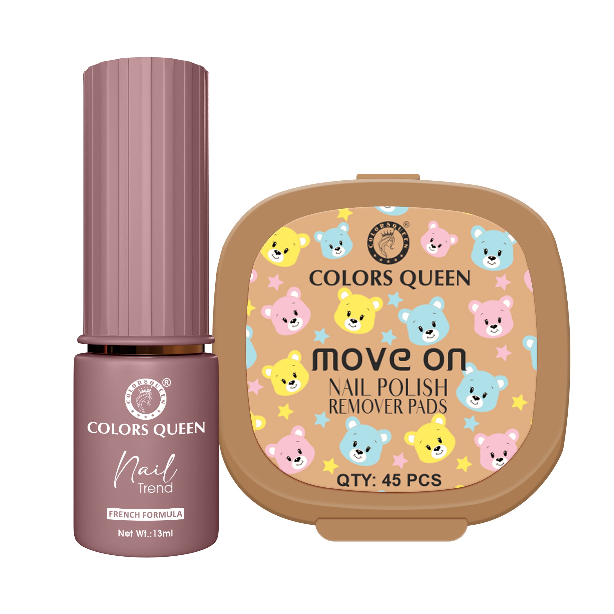 Trend Nail Paint &amp; Polish Remover Pads Combo -  Your Complete Nail Kit