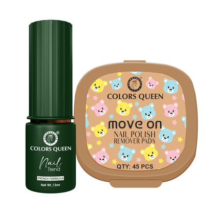 Trend Nail Paint &amp; Polish Remover Pads Combo -  Your Complete Nail Kit