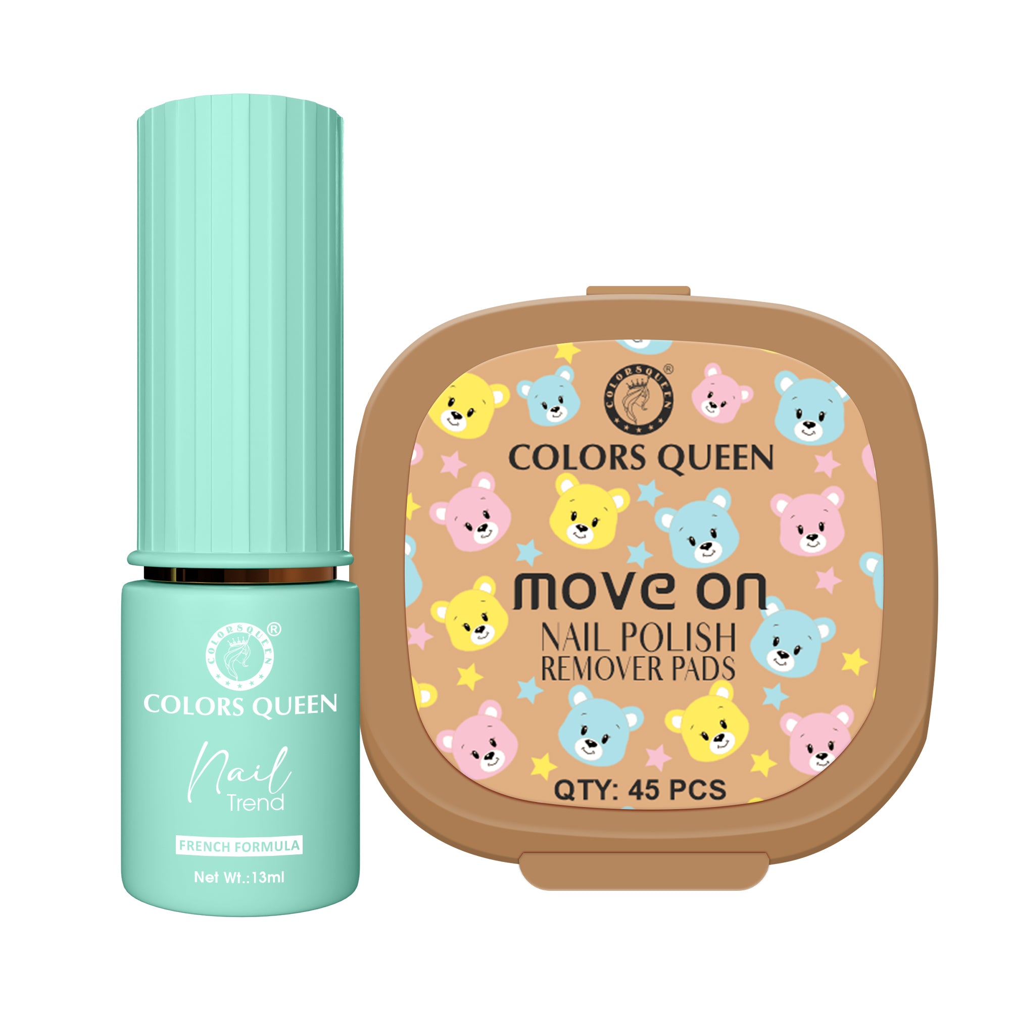 Trend Nail Paint &amp; Polish Remover Pads Combo -  Your Complete Nail Kit