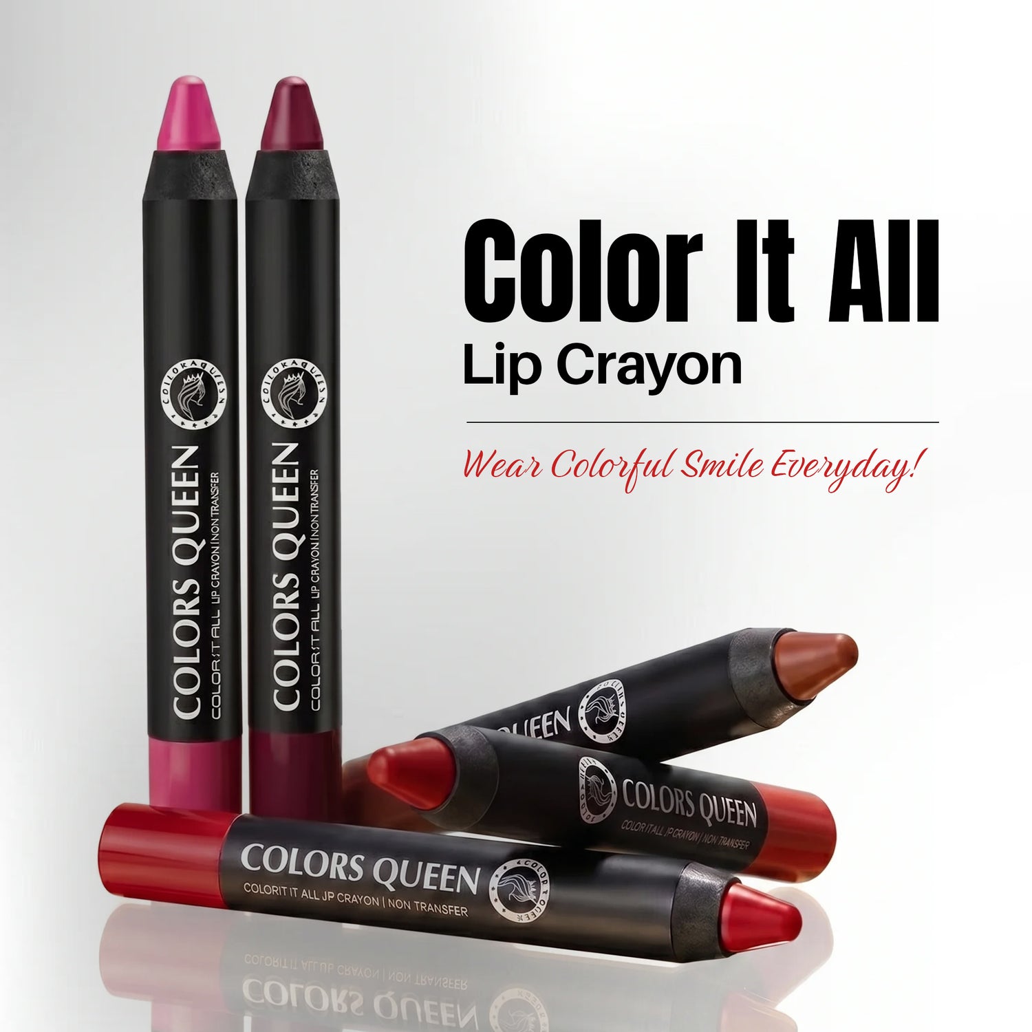 Color It All Long Lasting Crayon Lipstick – Non Transfer &amp; Waterproof Formula