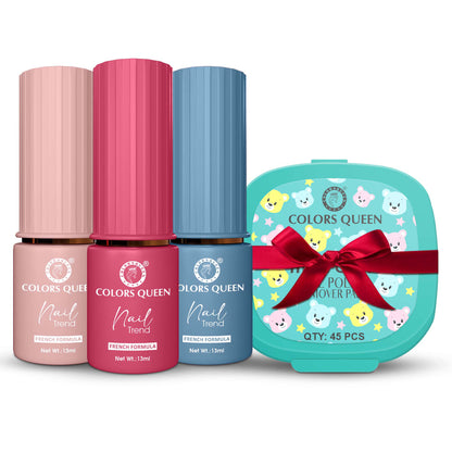 Nail Paint Set of 3 – Free Remover Pads