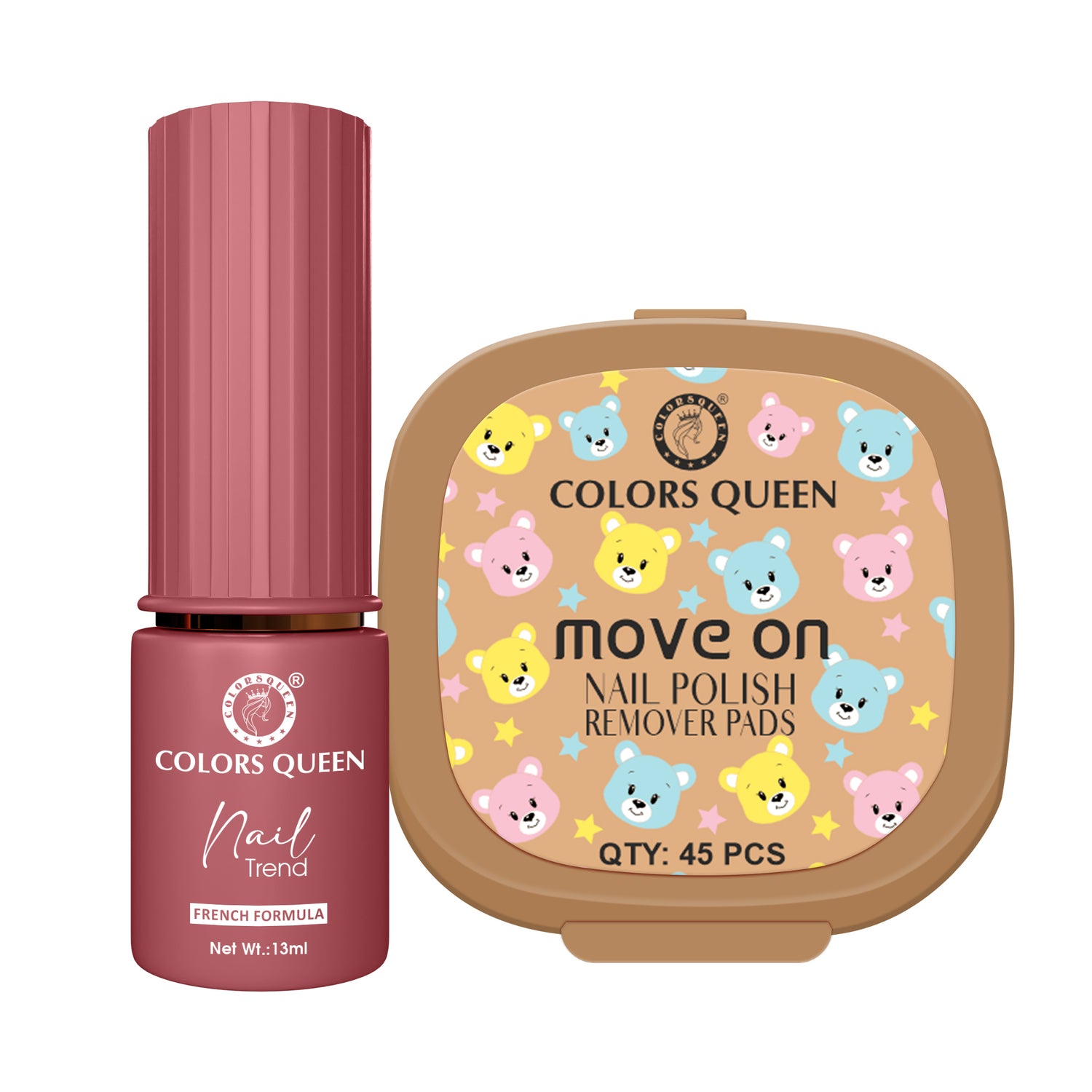 Trend Nail Paint &amp; Polish Remover Pads Combo -  Your Complete Nail Kit