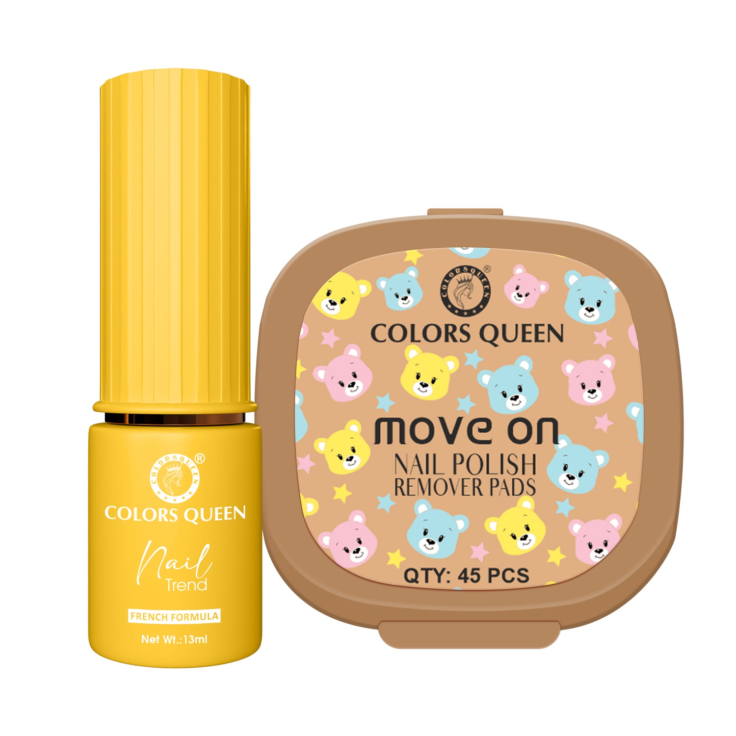 Trend Nail Paint &amp; Polish Remover Pads Combo -  Your Complete Nail Kit