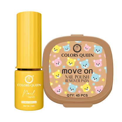Trend Nail Paint &amp; Polish Remover Pads Combo -  Your Complete Nail Kit