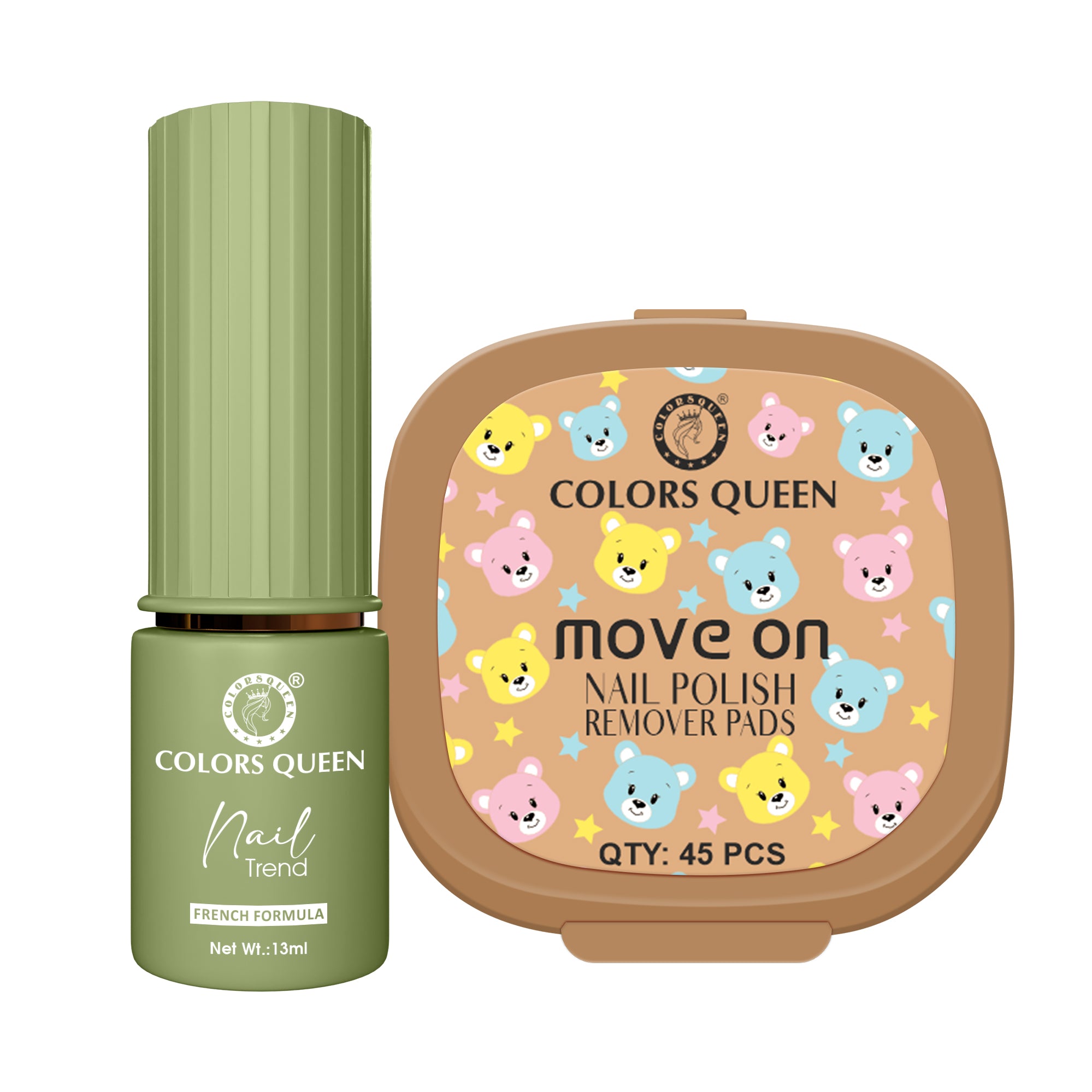 Trend Nail Paint &amp; Polish Remover Pads Combo -  Your Complete Nail Kit
