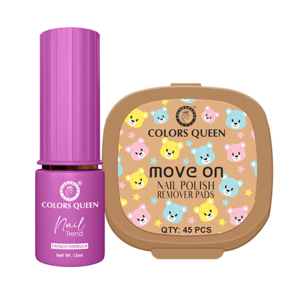 Trend Nail Paint &amp; Polish Remover Pads Combo -  Your Complete Nail Kit