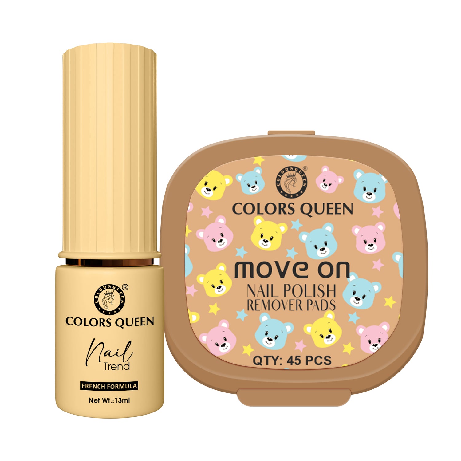 Trend Nail Paint &amp; Polish Remover Pads Combo -  Your Complete Nail Kit