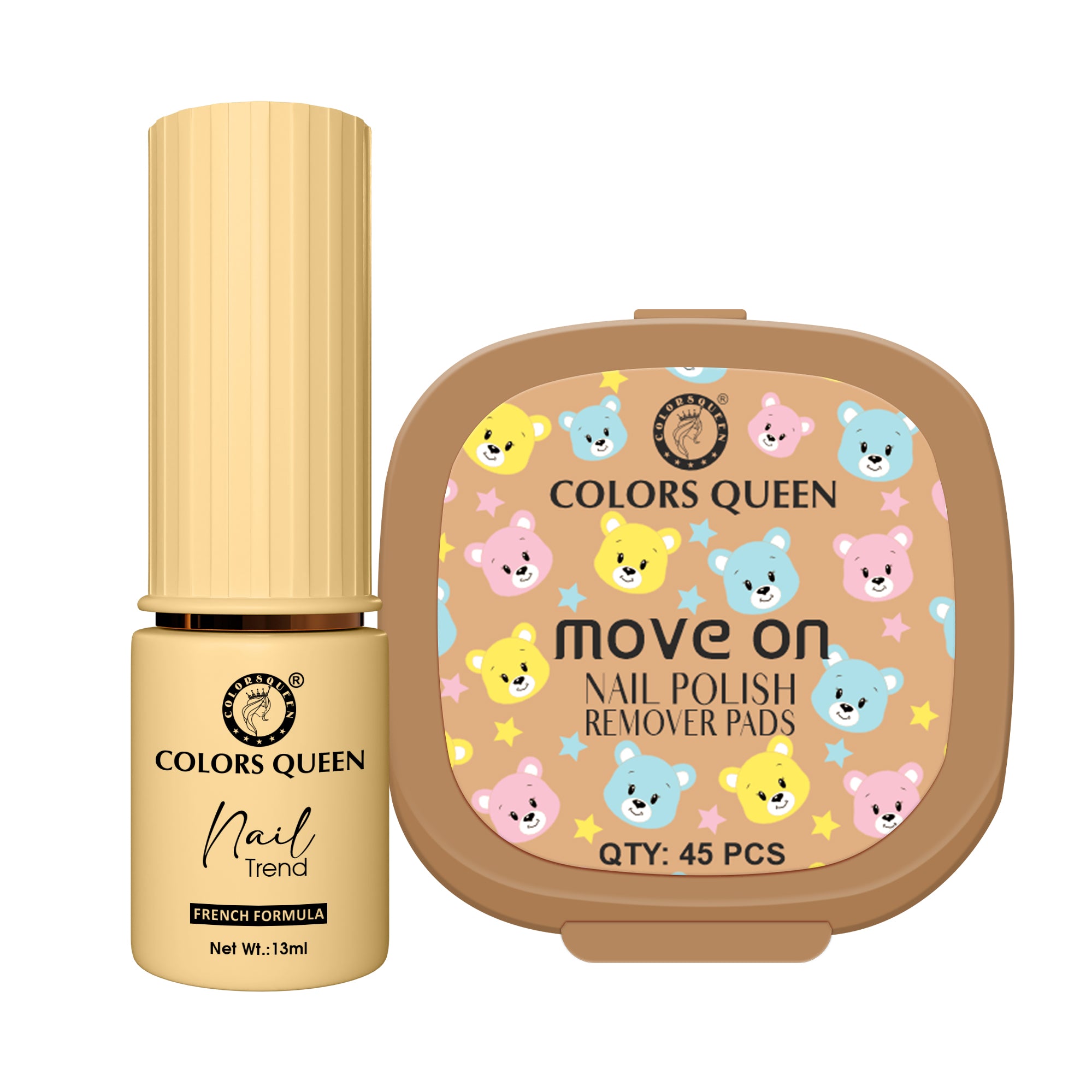 Trend Nail Paint &amp; Polish Remover Pads Combo -  Your Complete Nail Kit