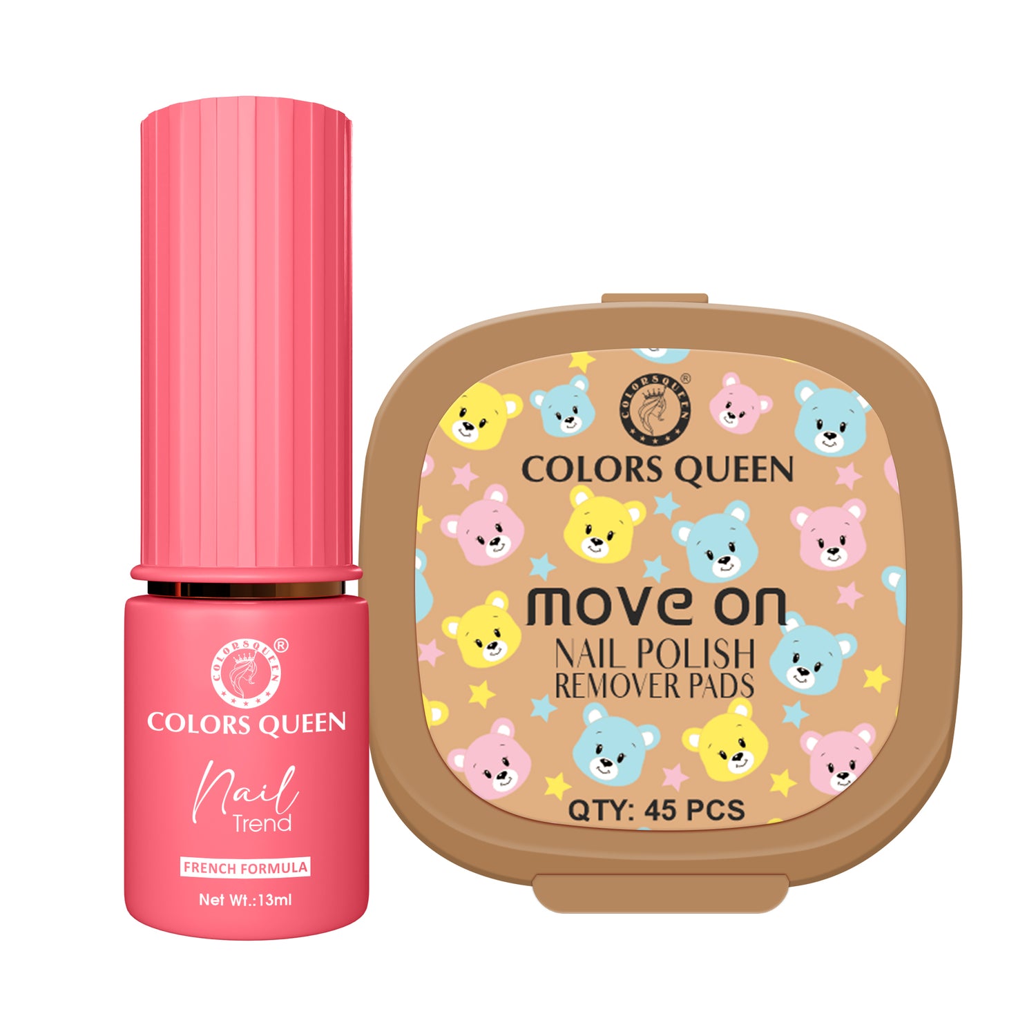 Trend Nail Paint &amp; Polish Remover Pads Combo -  Your Complete Nail Kit
