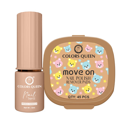Trend Nail Paint &amp; Polish Remover Pads Combo -  Your Complete Nail Kit