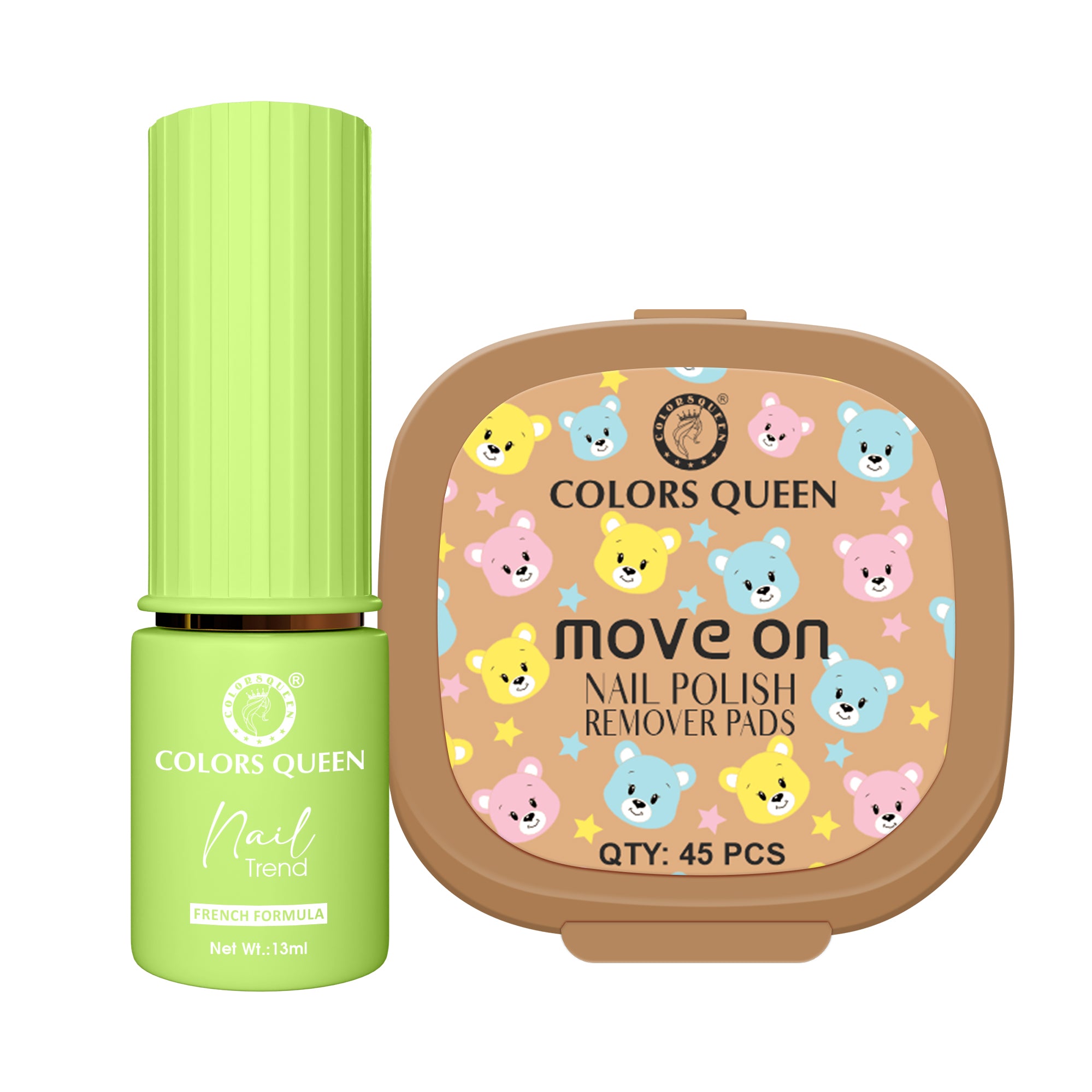 Trend Nail Paint &amp; Polish Remover Pads Combo -  Your Complete Nail Kit