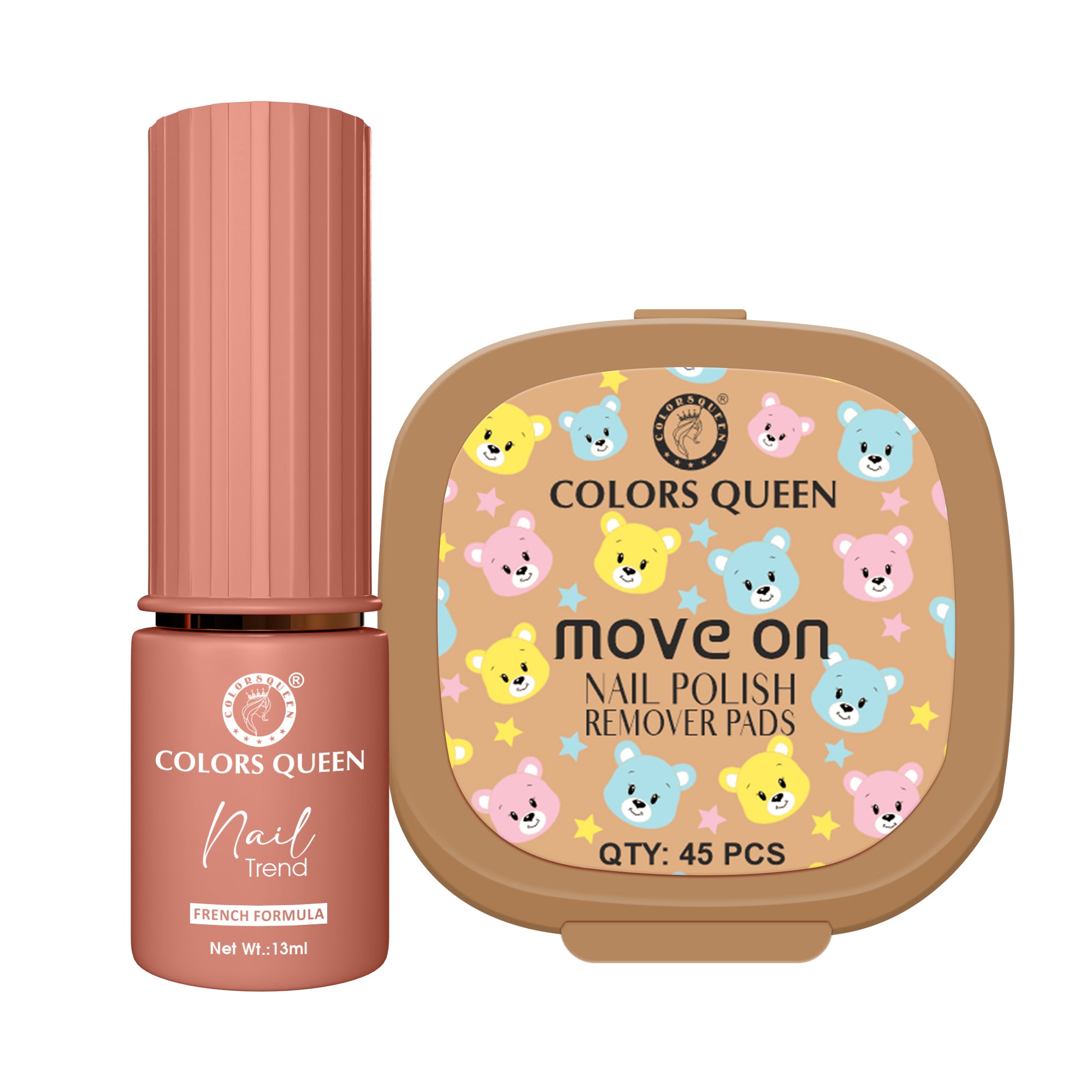Trend Nail Paint &amp; Polish Remover Pads Combo -  Your Complete Nail Kit