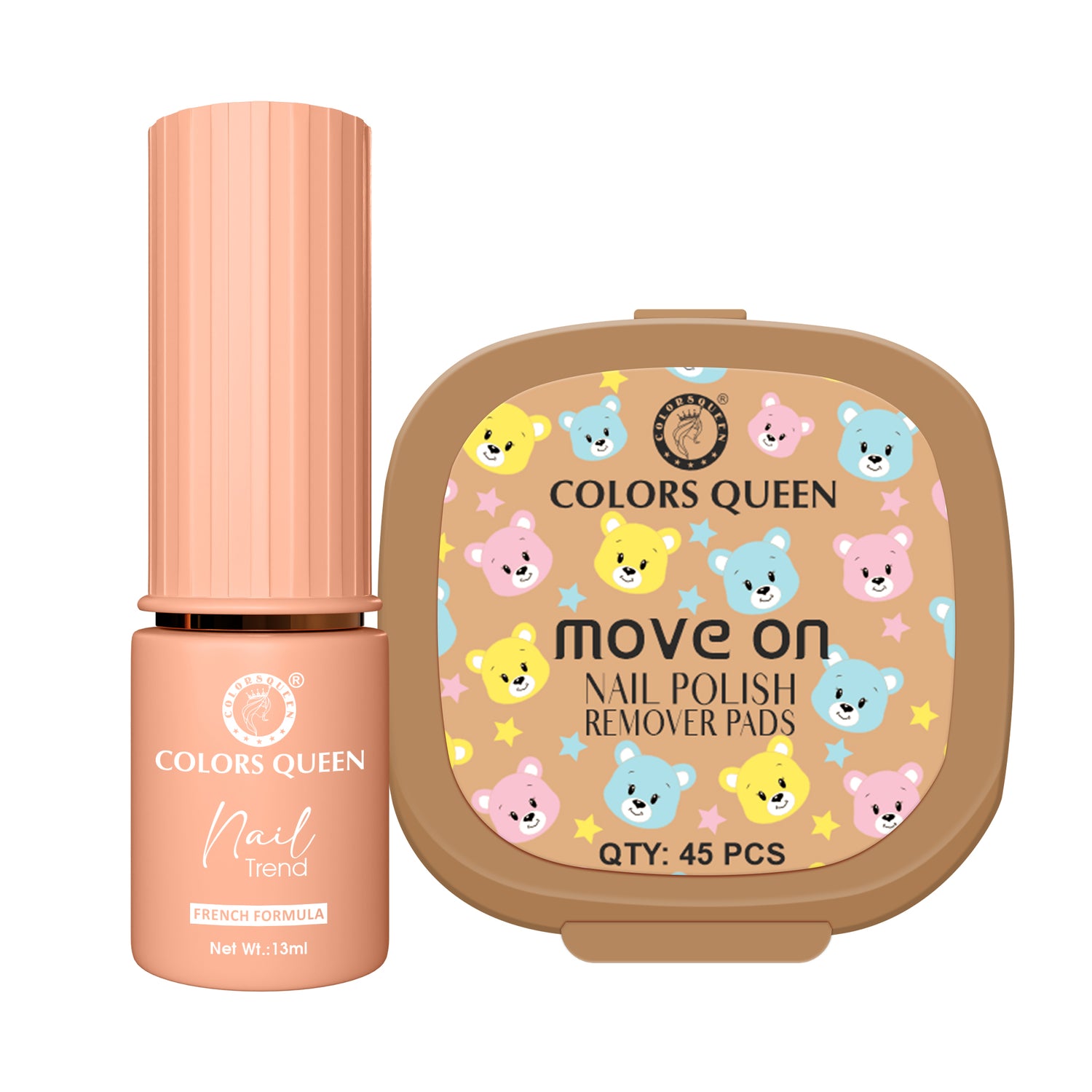 Trend Nail Paint &amp; Polish Remover Pads Combo -  Your Complete Nail Kit