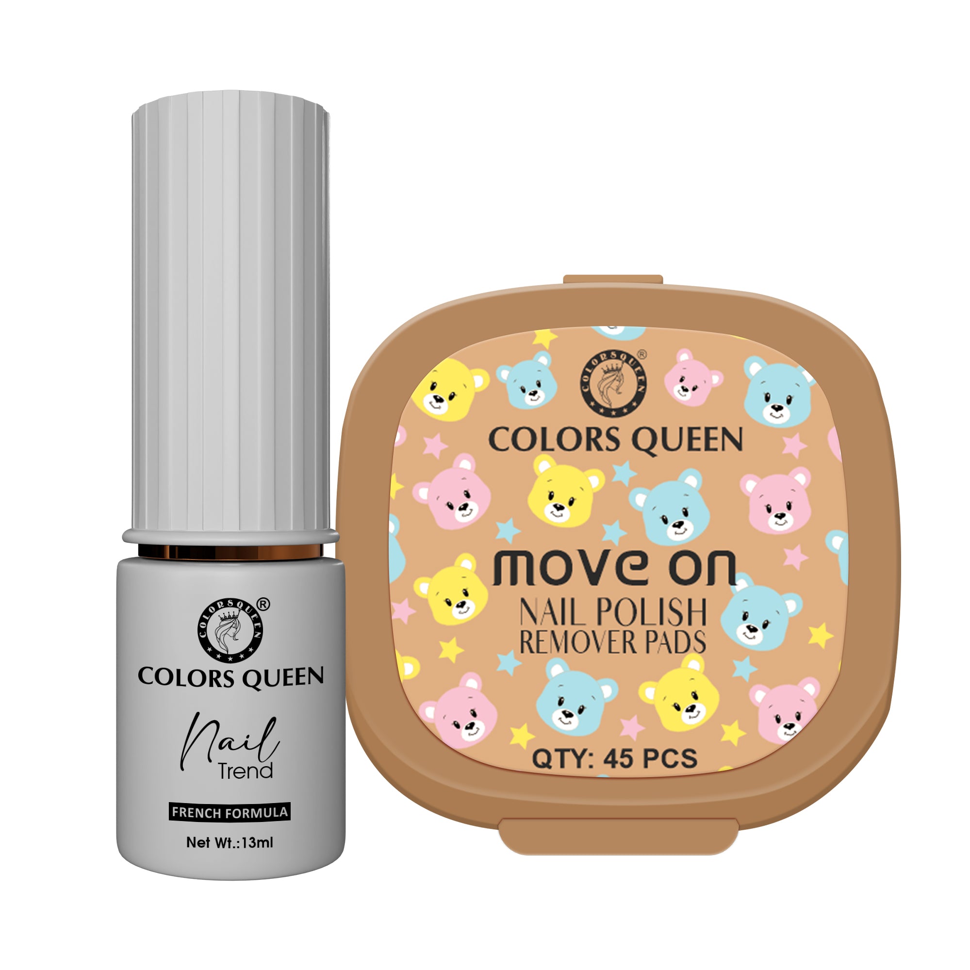 Trend Nail Paint &amp; Polish Remover Pads Combo -  Your Complete Nail Kit