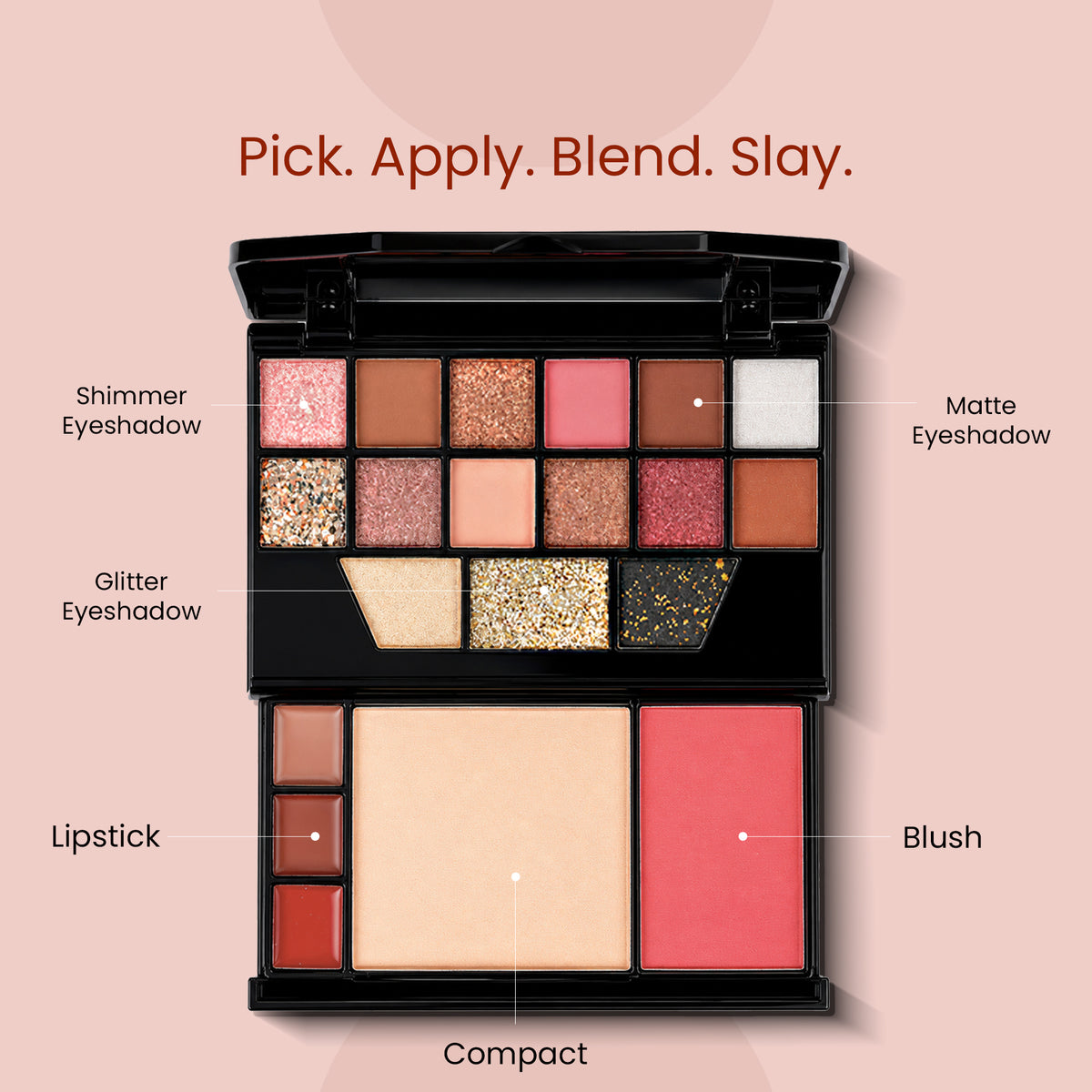 Nudes Makeup Palette A Complete Kit For Makeup