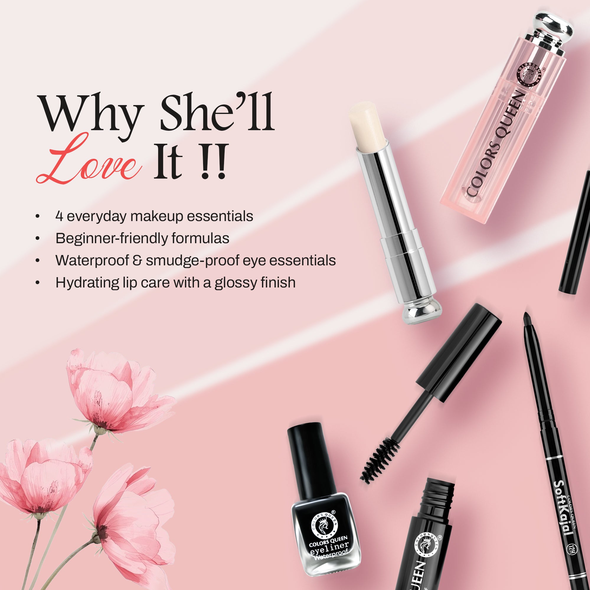 Festive Rakhi Eye &amp; Lip Makeup Kit by Colors Queen