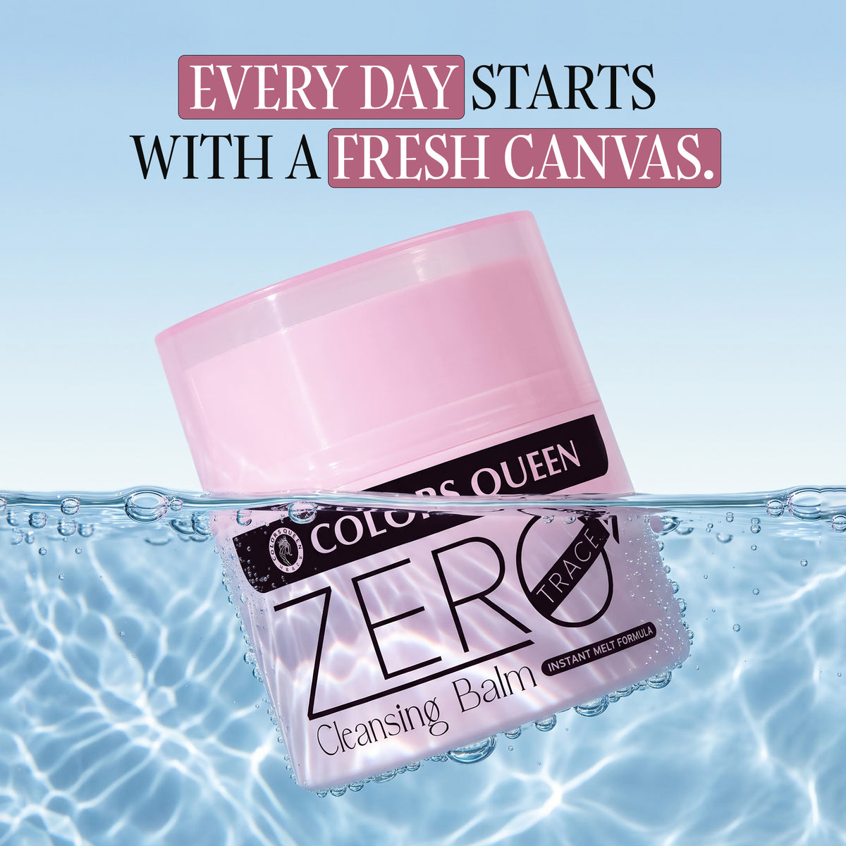 Colors Queen Zero Trace Cleansing Balm for Complete Makeup Removal