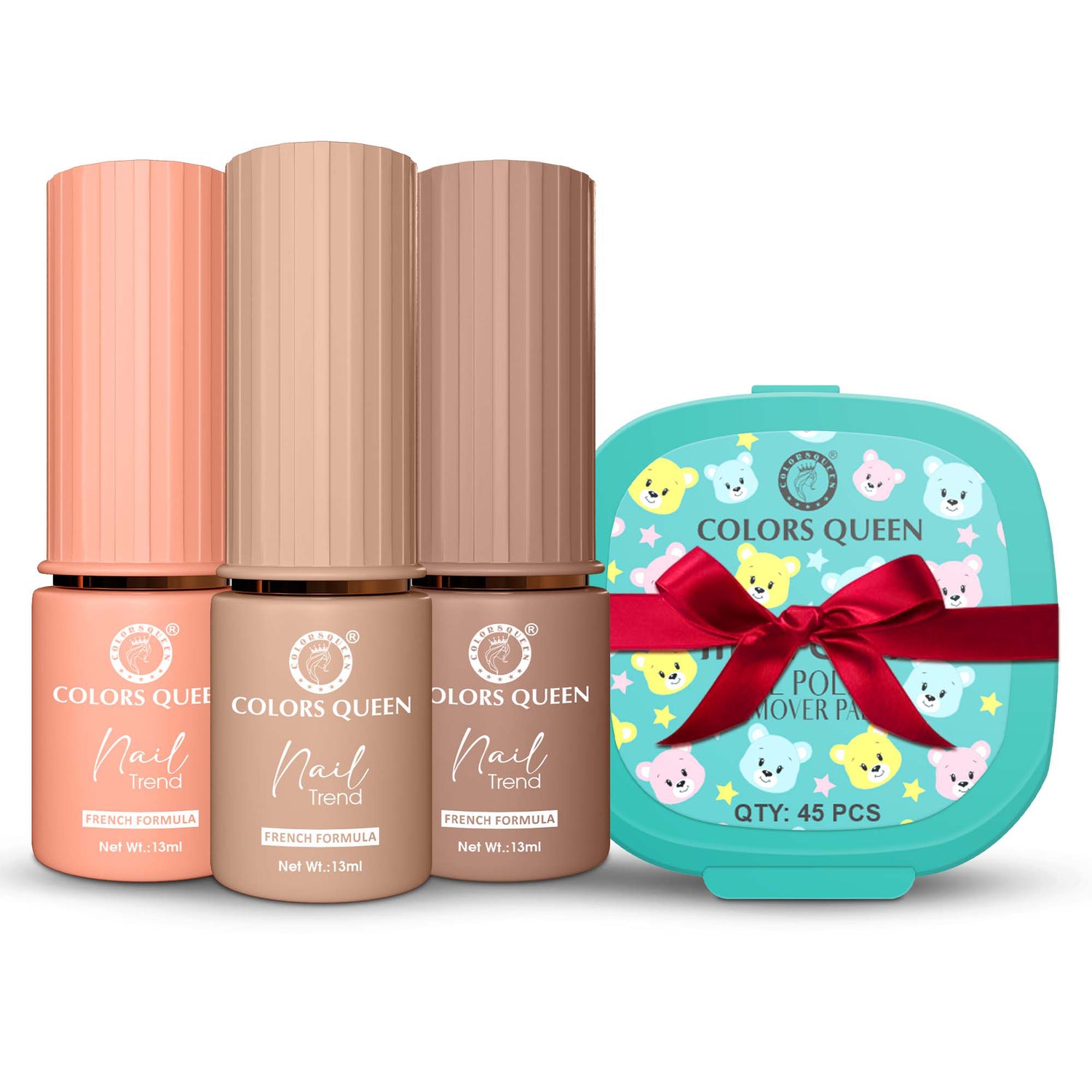 Nail Paint Set of 3 – Free Remover Pads